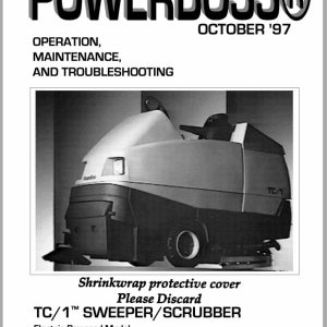 PowerBoss Sweeper TC 1 Operation Maintenance Troubleshooting 9475097 (1)