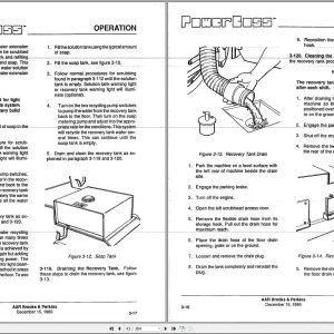 Powerboss Sweeper Tss 90Hc To Css 80 Operation Maintenance Parts Sm25300 (2)