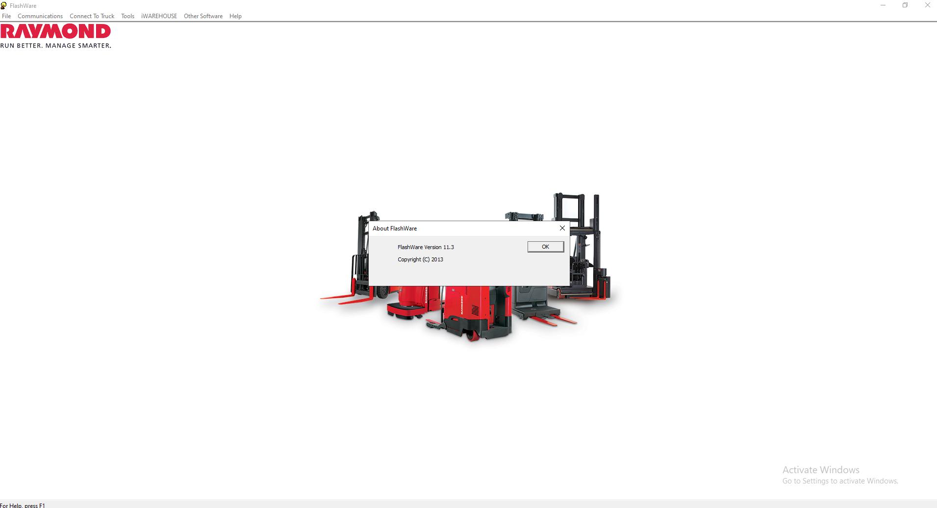 Raymond Flashware 11.3 2025 Electronic Diagnostic Program 4