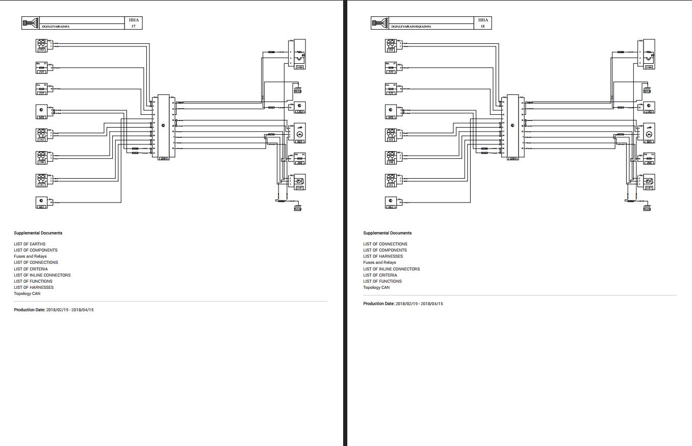 Renault Captur L4 1.3L Turbo 2022 Electrical Wiring Diagrams (2)