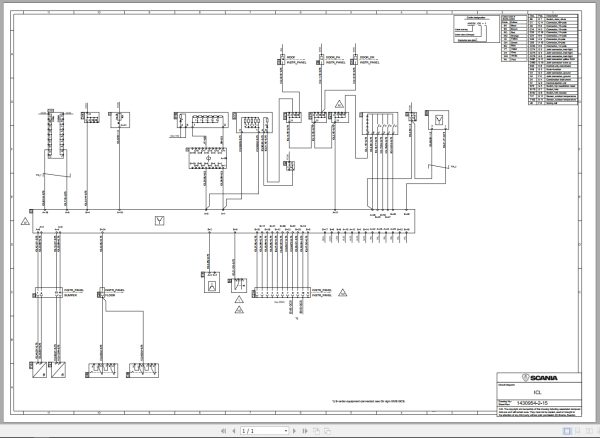 Scania Truck R460 2017 Electrical Schematic (1)