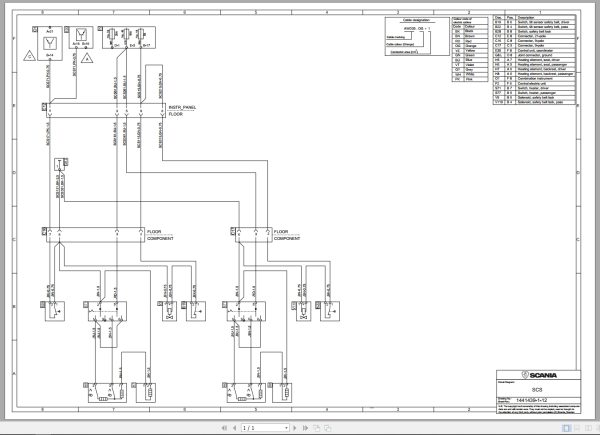 Scania Truck R460 2017 Electrical Schematic (2)