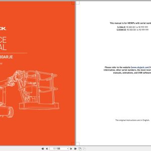 Skyjack Articulating Boom Lift SJ30AJE SJ30ARJE Service Manual 196274AJ 2023 (1)