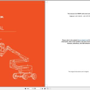 Skyjack Articulating Booms SJ46AJ+ Parts Manual 229035AFA 2023 (1)