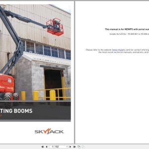 Skyjack Articulating Booms SJ46AJ SJ51AJ Service Manual 143921AJ 2022 (1)