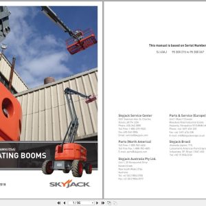 Skyjack Articulating Booms SJ63AJ Operating Manual 159164AB A 2018 (1)