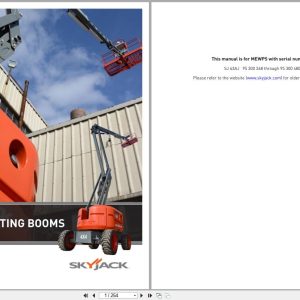 Skyjack Articulating Booms SJ63AJ Service Manual 167275AJ 2022 (1)