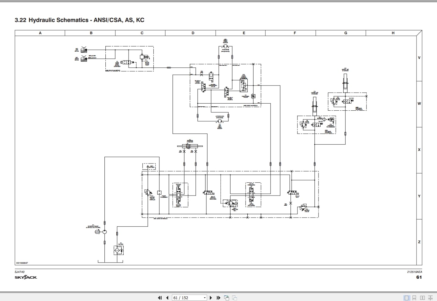 Skyjack DC Electric Scissors SJ4740 Service Manual 212510AEA 2023 (1)