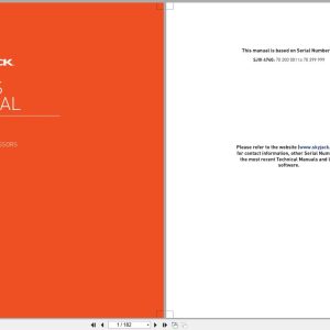 Skyjack DC Electric Scissors SJIII4740 Parts Manual 196429AF 2021 (1)