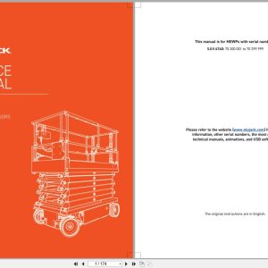 Skyjack DC Electric Scissors SJIII4740 Service Manual 196430AG 2023 (1)