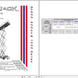Skyjack Rough Terrain Scissors SJ600 800 DH 1000 Series Operating Manual 118945AB 2013 (1)