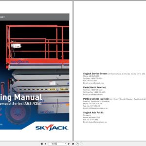 Skyjack Rough Terrain Scissors SJ6826RT SJ6832RT Operating Manual 129951AF A 2010 (1)
