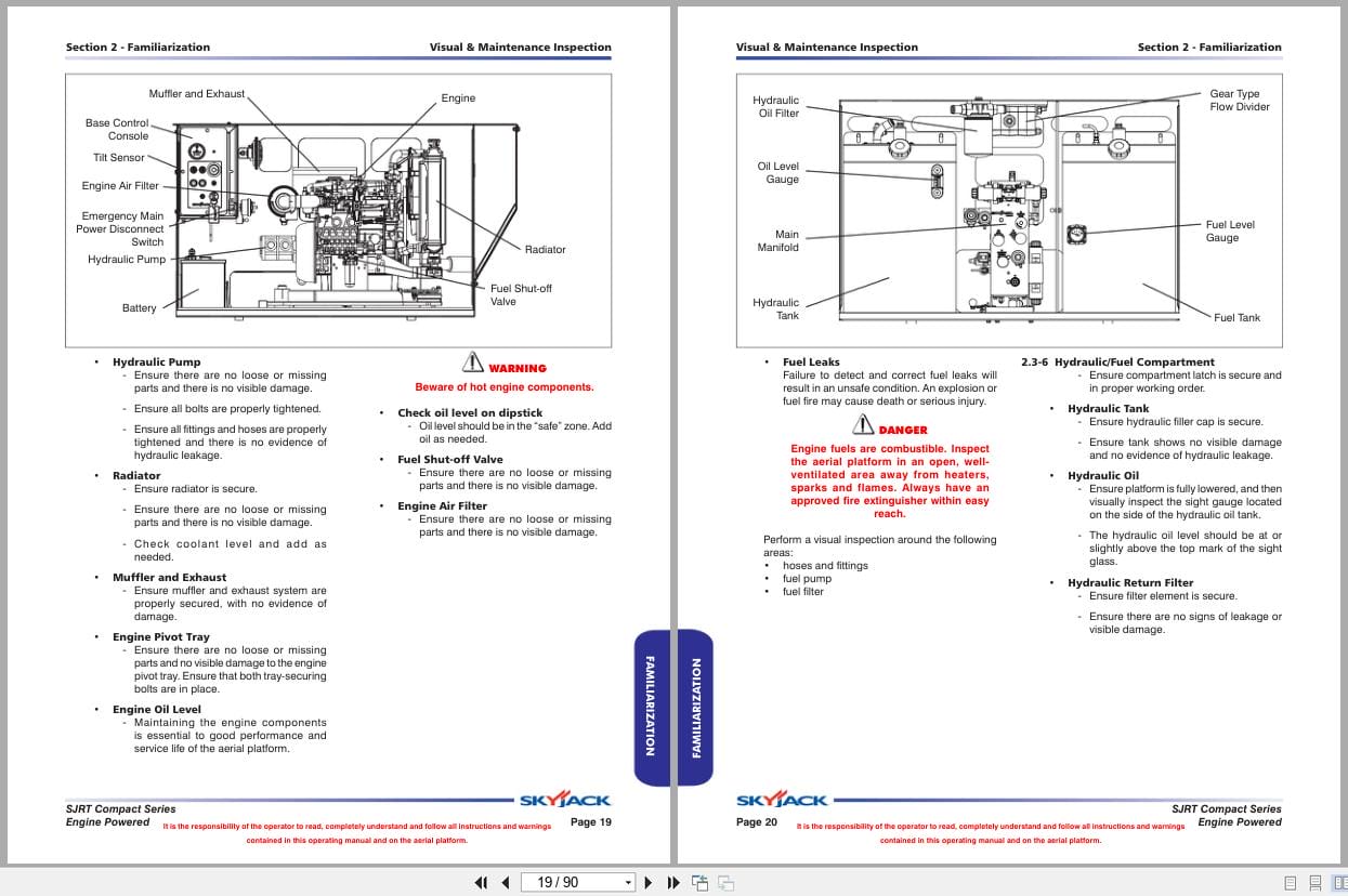 Skyjack Rough Terrain Scissors SJ6826RT SJ6832RT Operating Manual 157929AD A 2022 (3)