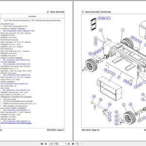 Skyjack Rough Terrain Scissors SJ6832RTE Parts Manual 167571AE 2023 (2)