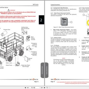Skyjack Rough Terrain Scissors SJ8831RT SJ8841RT SJ9250RT Operating Manual 171006AIA 2022 (2)