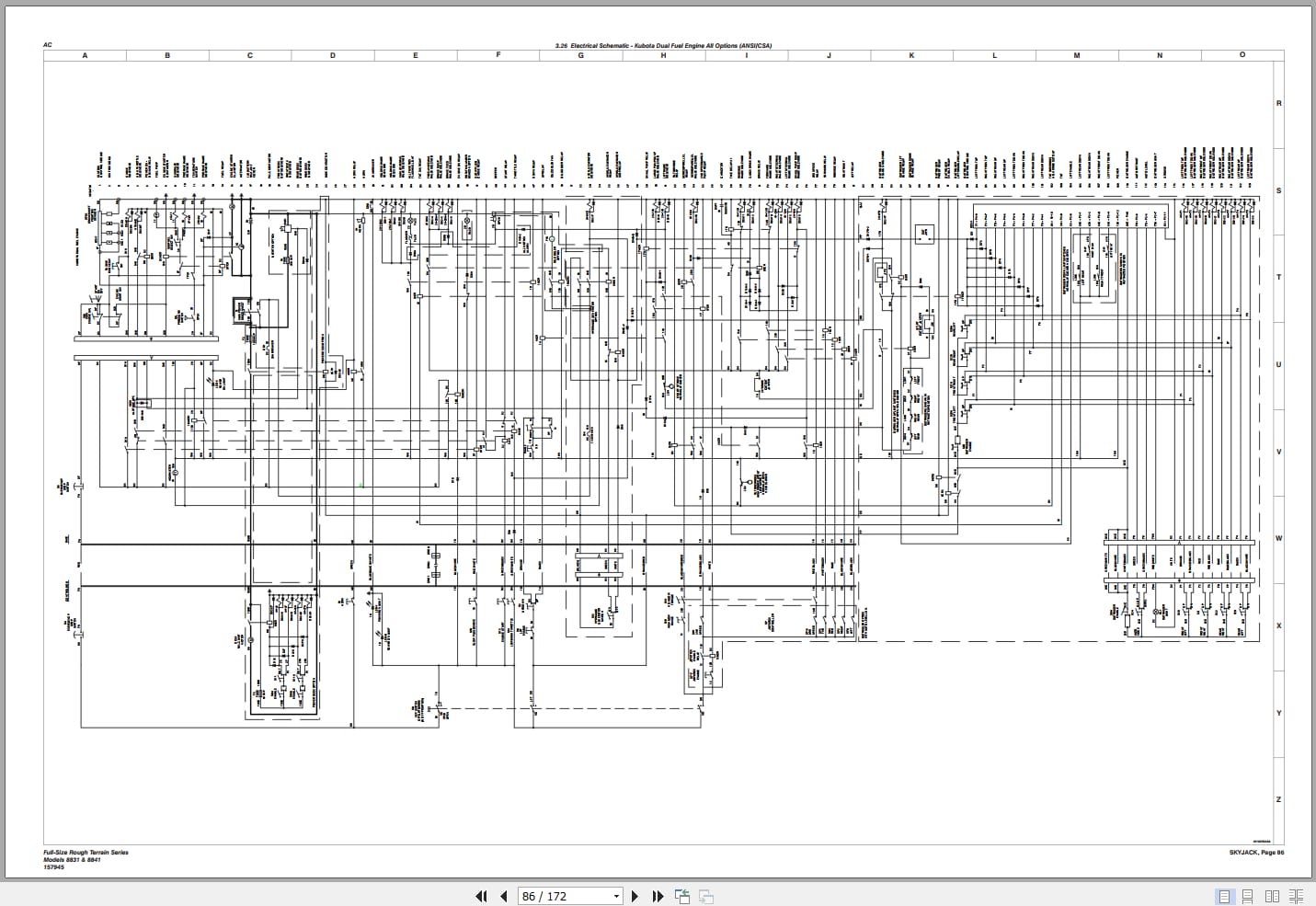 Skyjack Rough Terrain Scissors SJ8831RT SJ8841RT Service Manual 157945AF 2023 (4)