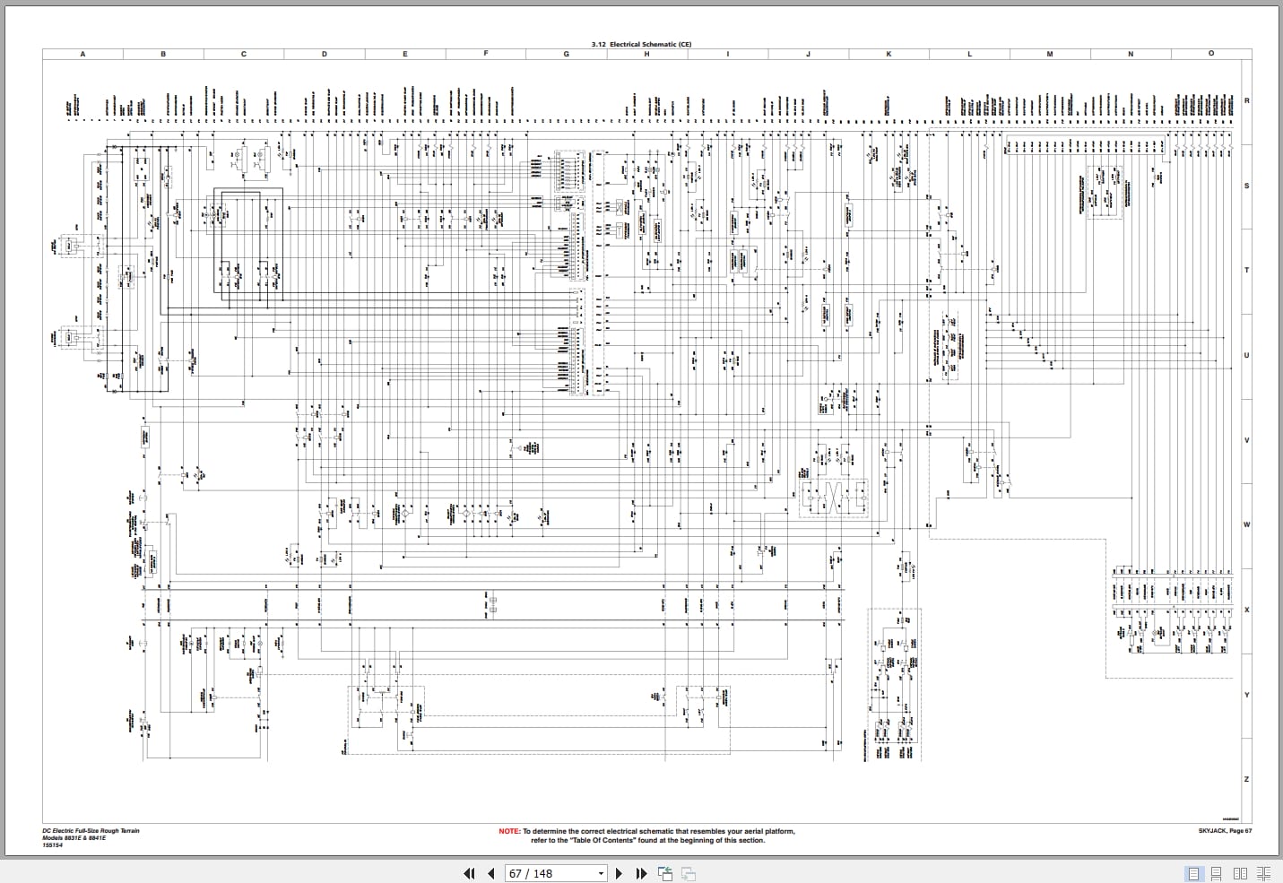 Skyjack Rough Terrain Scissors SJ8831RTE SJ8841RTE Service Manual 155154AD 2023 (4)