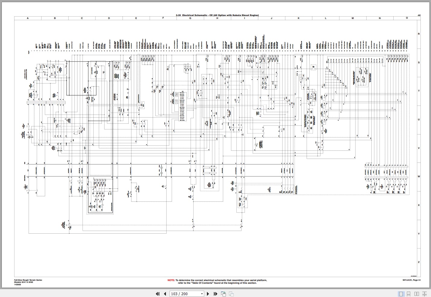 Skyjack Rough Terrain Scissors SJ9241RT SJ9250RT Service Manual 143905AF 2023 (4)