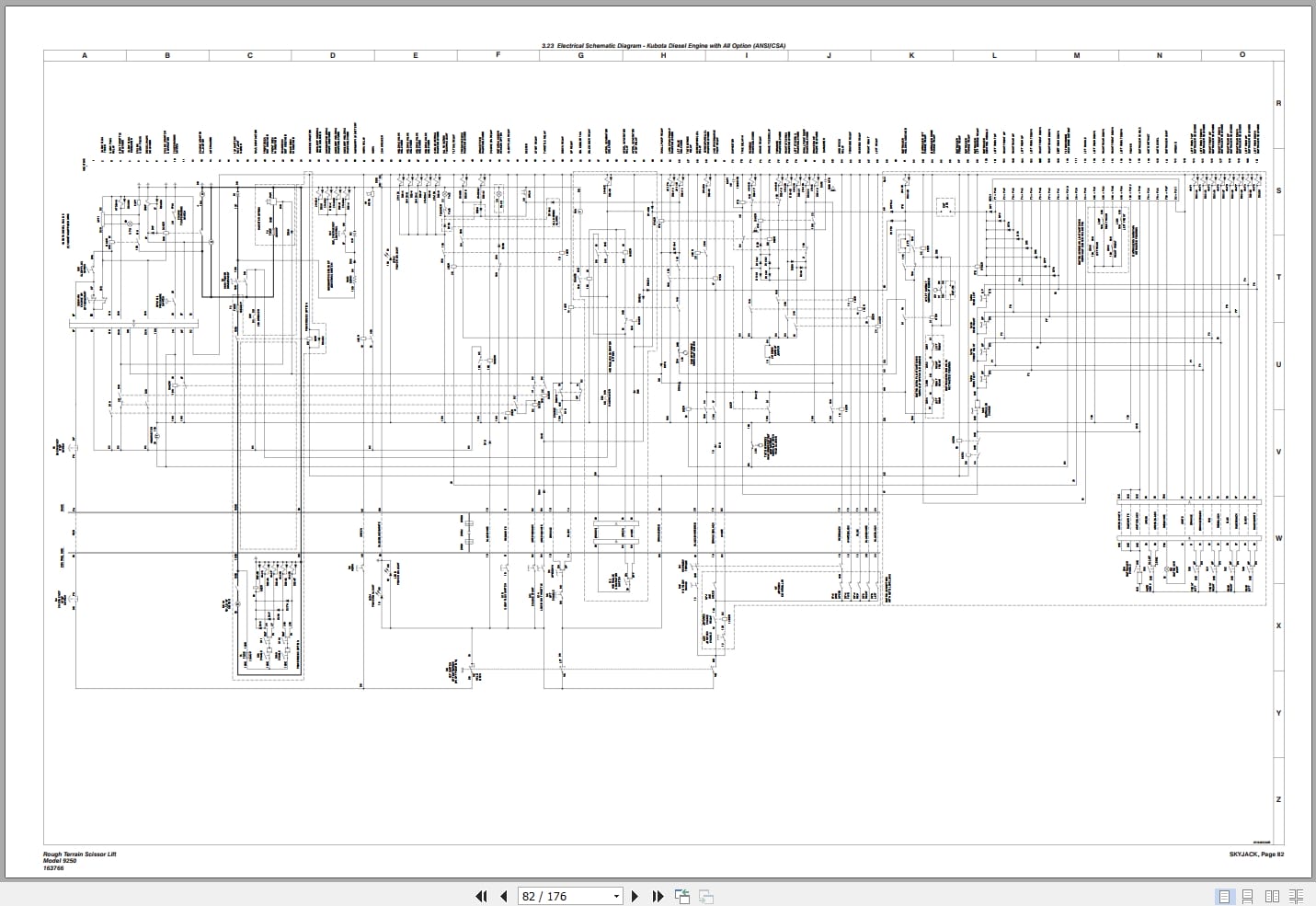 Skyjack Rough Terrain Scissors SJ9250RT Service Manual 163766AD 2023 (4)