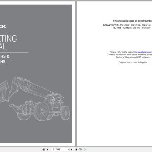 Skyjack Telehandler SJ1044TH to SJ1056THS Operating Manual 216202AHA 2021 (1)