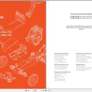 Skyjack Telehandler SJ1044TH to SJ1056THS Parts Manual 190126AI 2023 (1)