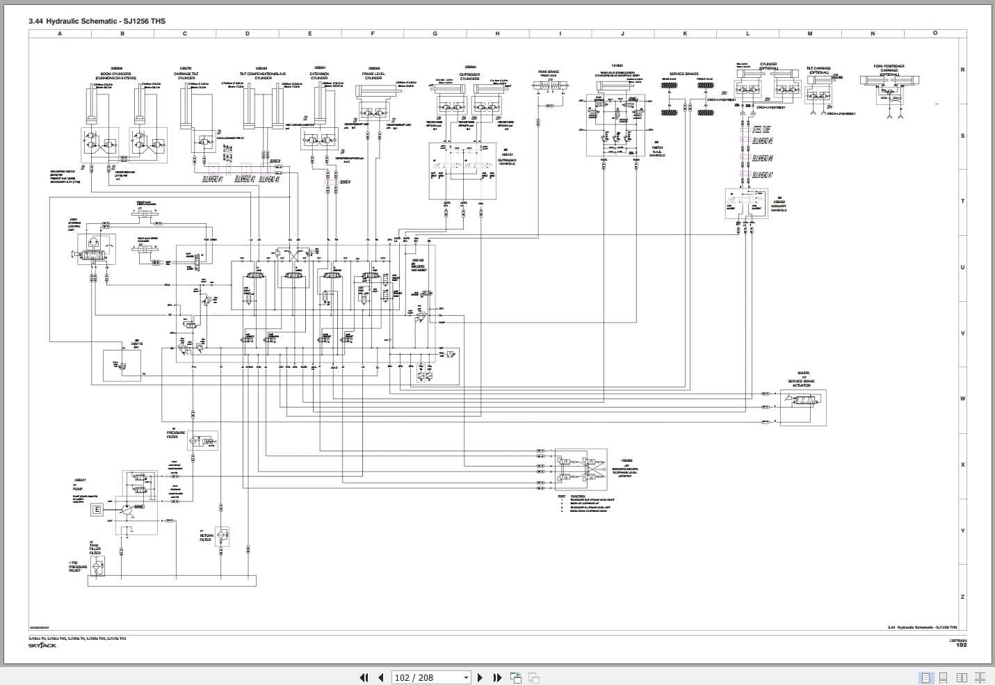 Skyjack Telehandler SJ1044TH to SJ1256THS Service Manual 230790ABA 2023 (4)