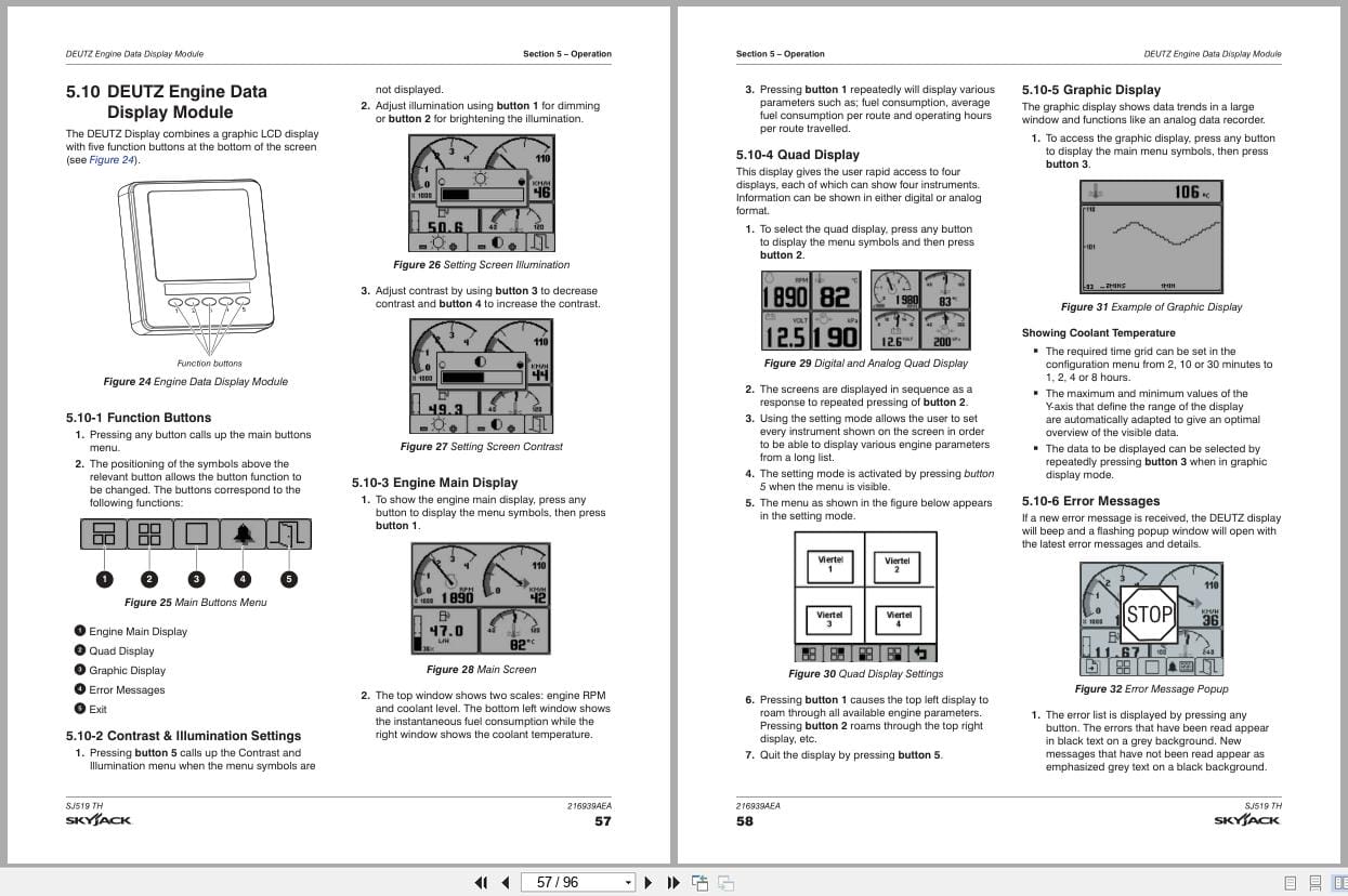 Skyjack Telehandler SJ519TH Operating Manual 216939AEA 2023 (3)