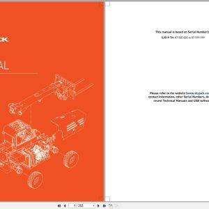 Skyjack Telehandler SJ519TH Parts Manual 216941AD 2023 (1)