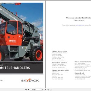 Skyjack Telehandler ZB2044 Operating Manual 161759AC A 2013 (1)