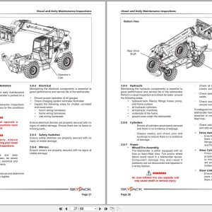 Skyjack Telehandler ZB2044 Operating Manual 164744AF A 2015 (2)