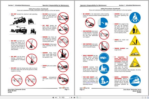 Skyjack Telehandler ZB2044 Service Manual 207053AA 2016 (2)