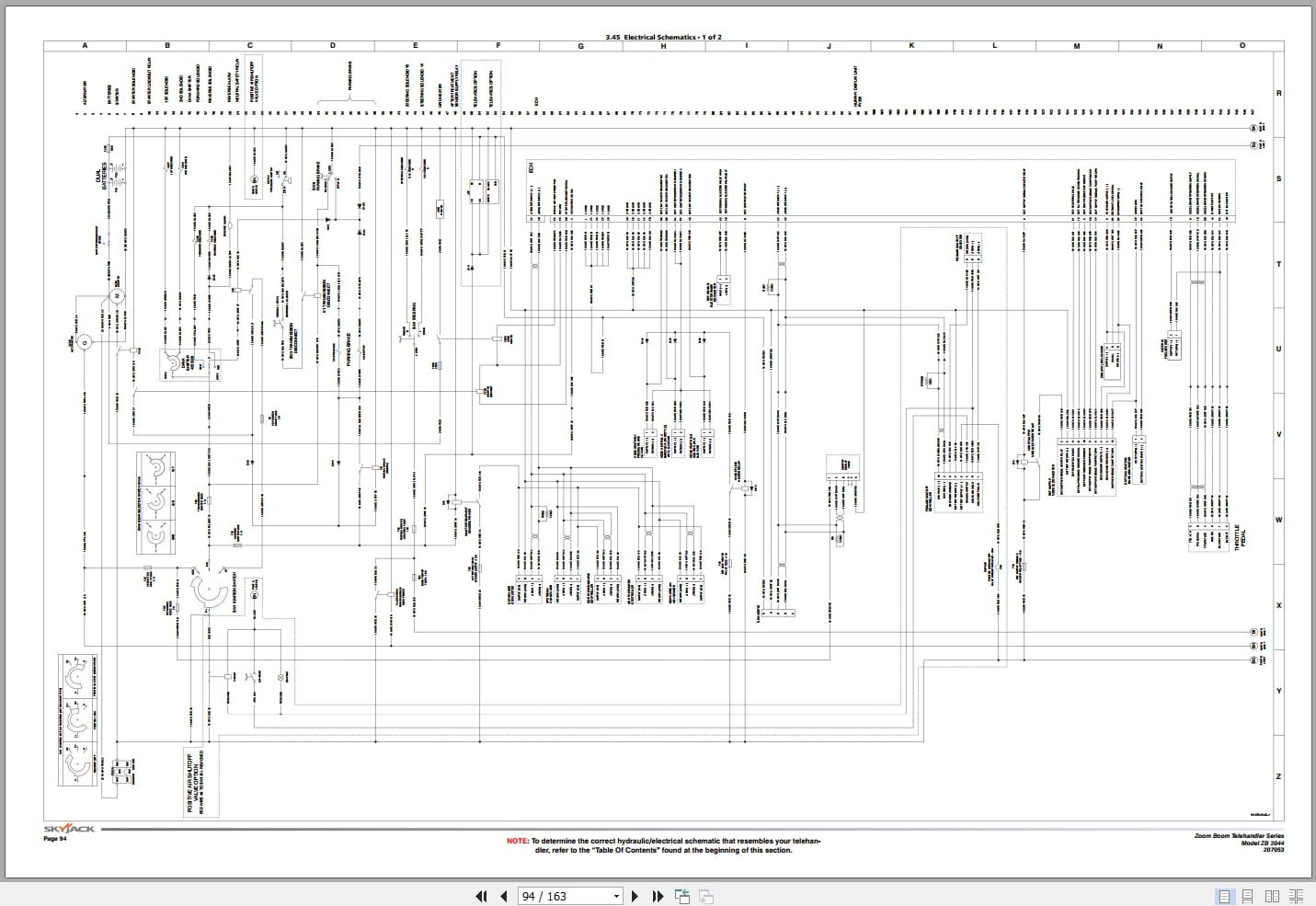 Skyjack Telehandler ZB2044 Service Manual 207053AA 2016 (4)