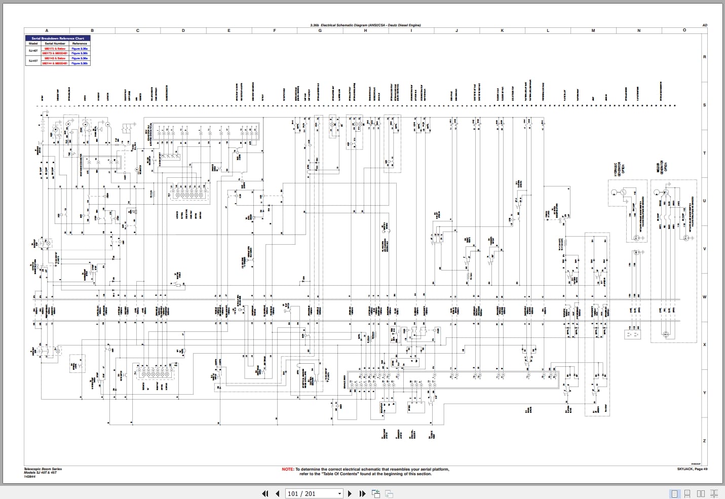 Skyjack Telescopic Booms SJ40T SJ45T Service Manual 143844AG 2022 (4)