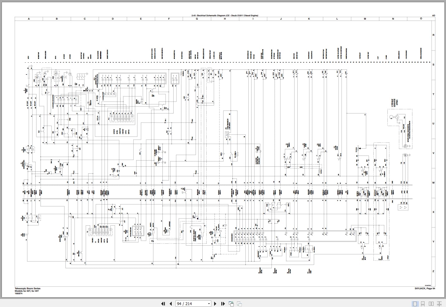 Skyjack Telescopic Booms SJ40T SJ45T Service Manual 166874AI 2022 (4)