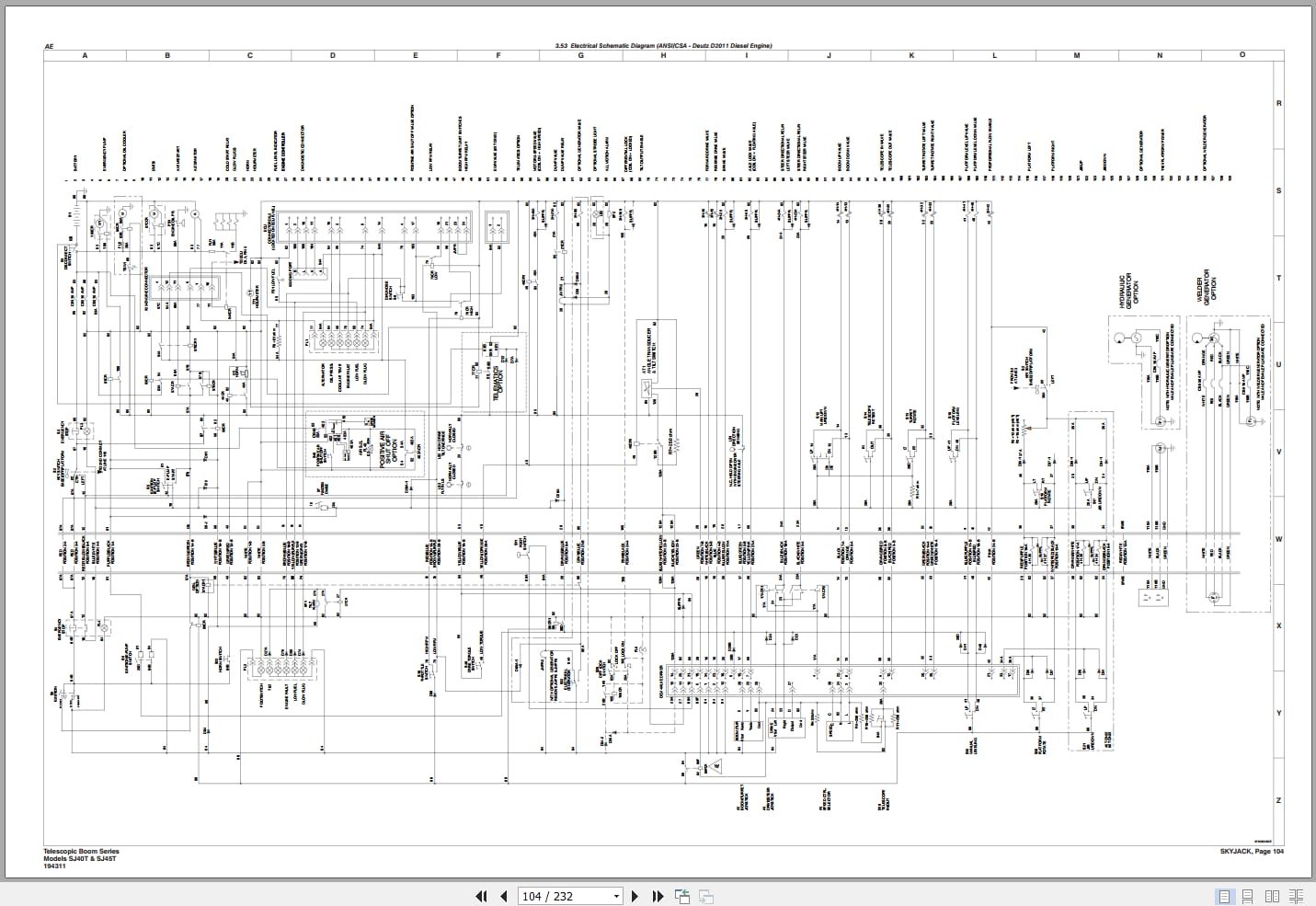 Skyjack Telescopic Booms SJ40T SJ45T Service Manual 194311AL 2023 (4)