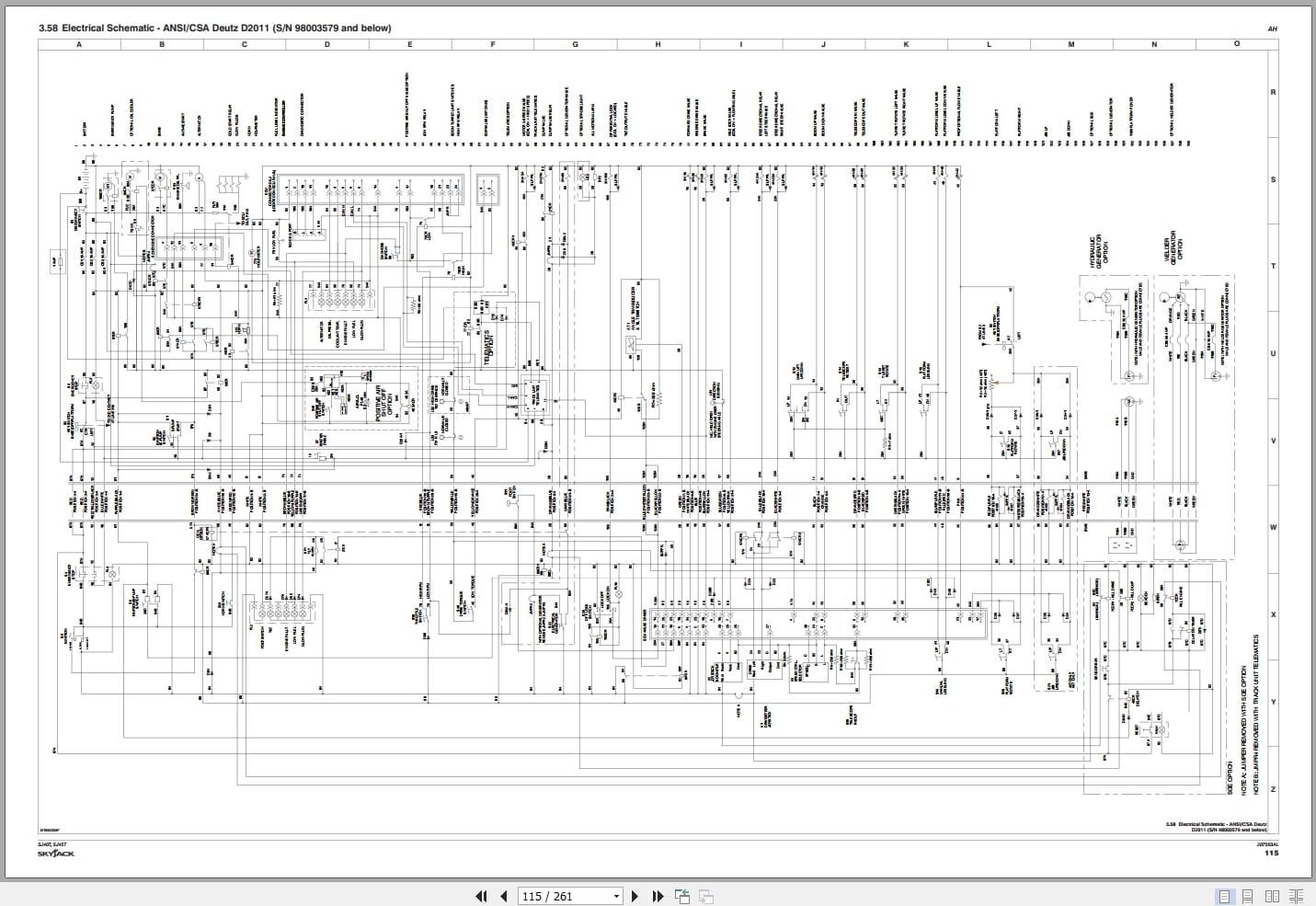 Skyjack Telescopic Booms SJ40T SJ45T Service Manual 207563AL 2023 (4)