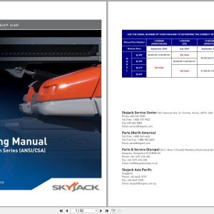 Skyjack Telescopic Booms SJ40T to SJ66T Operating Manual 143852AB 2010 (1)