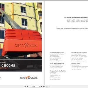 Skyjack Telescopic Booms SJ40T to SJ66T Operating Manual 158017AF A 2014 (1)