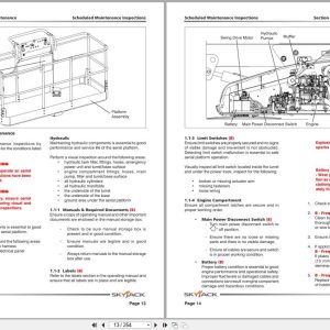 Skyjack Telescopic Booms SJ61T SJ66T Service Manual 194312AK 2023 (2)