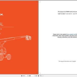 Skyjack Telescopic Booms SJ82T SJ86T Parts Manual 229033AFA 2023 (1)