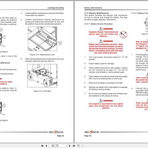 Skyjack Vertical Mast Lifts SJ12 SJ16 Operators Manual 159157AB A 2015 (3)