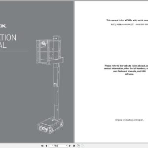 Skyjack Vertical Mast Lifts SJ12 SJ16 Operators Manual 213721AEA 2022 (1)