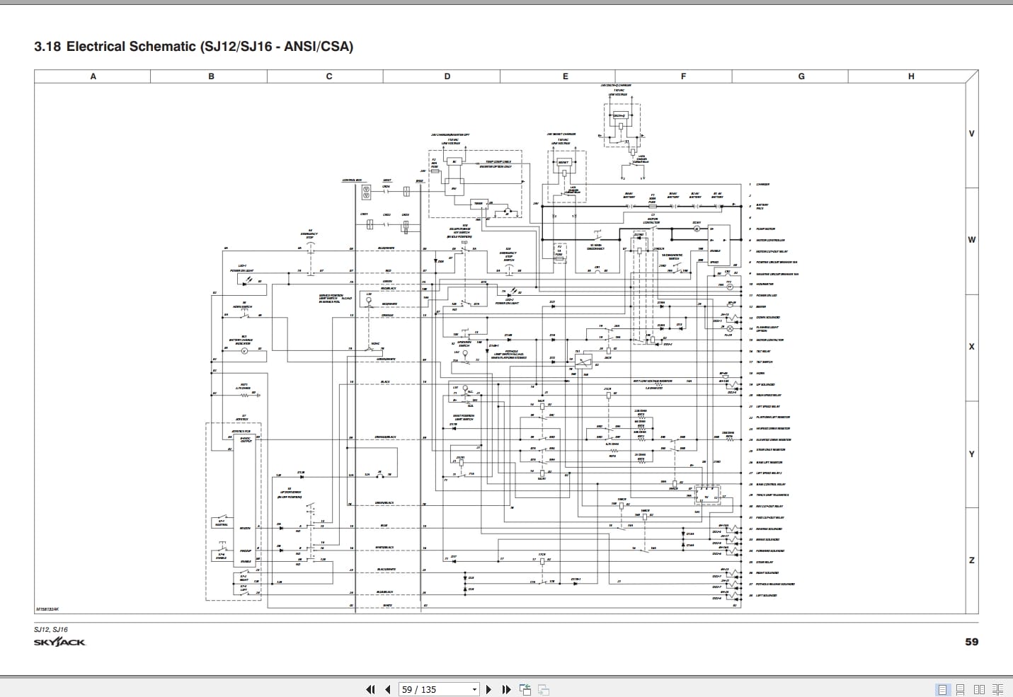 Skyjack Vertical Mast Lifts SJ12 SJ16 Service Manual 161917AH 2023 (2)