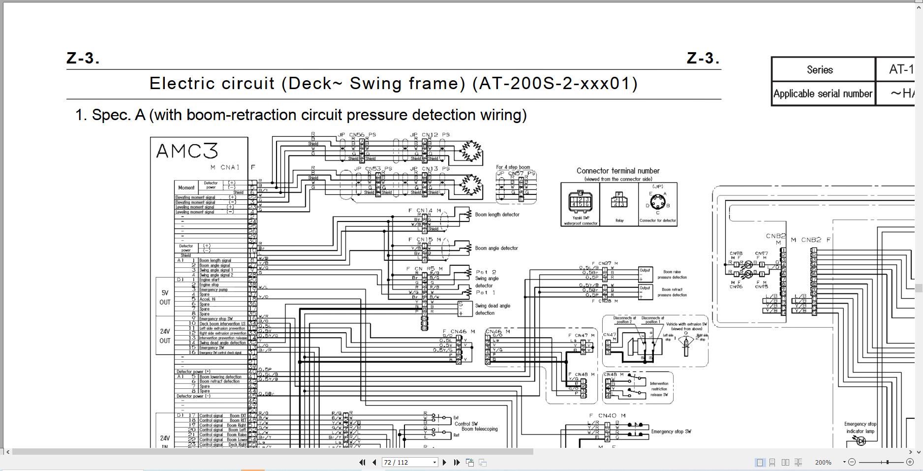 Tadano Aerial Work Platform AT 200S 2 Diagrams and Operation Manual (6)