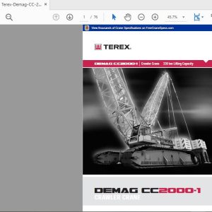 Terex Demag CC2000 1 330T Shop Manual (1)