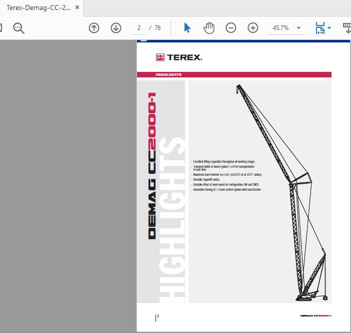 Terex Demag CC2000 1 330T Shop Manual (2)