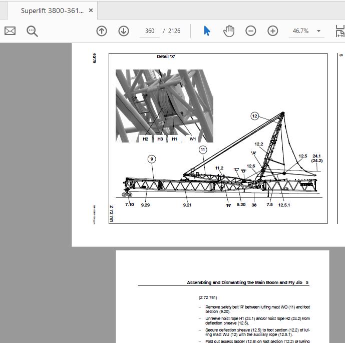 Terex SUPERLIFT 3800 Operation and Maintenace Manual (3)