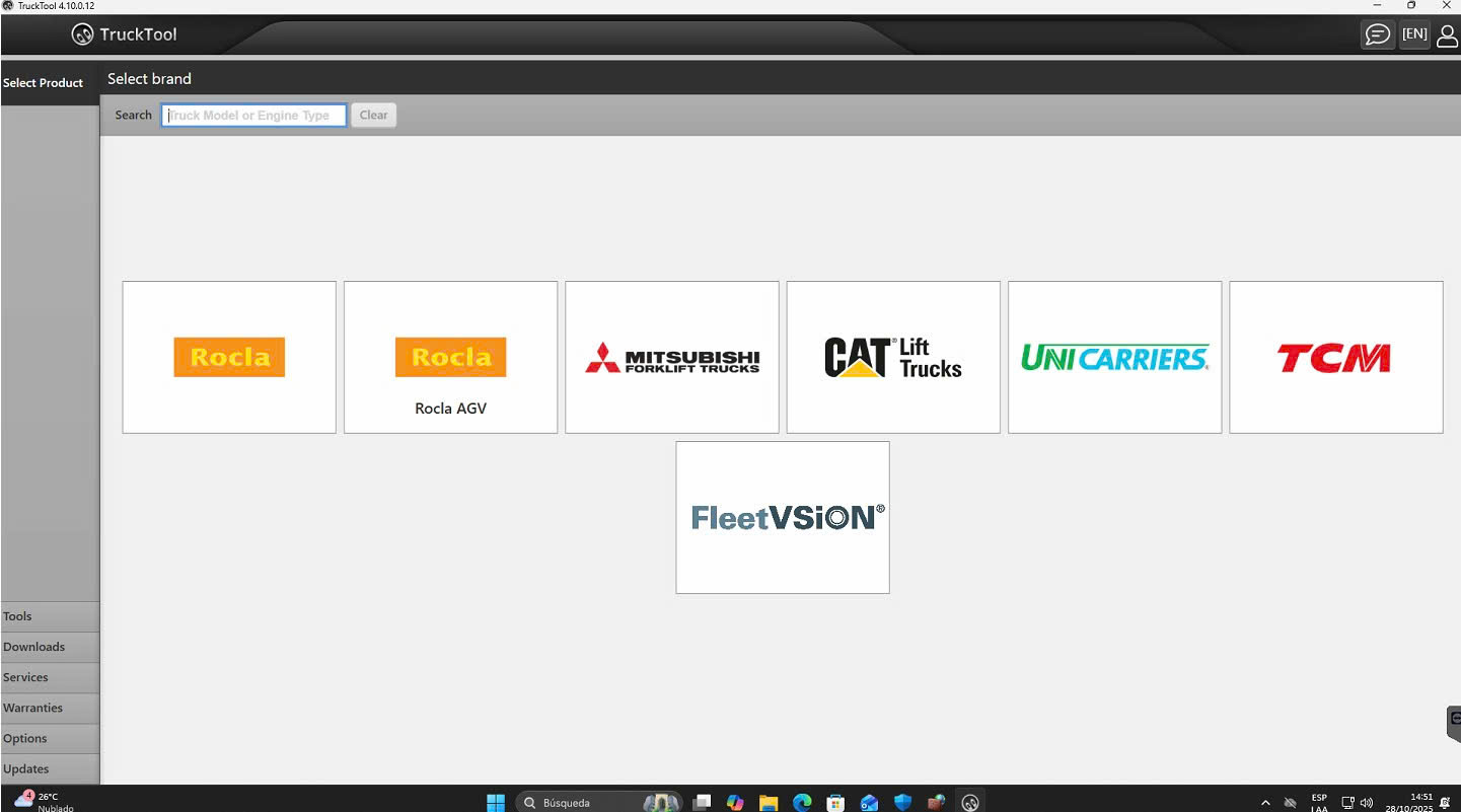 TruckTool 4.10 10.2025 Diagnostic Solution CAT TCM Rocla Mitsubishi UniCarriers 2