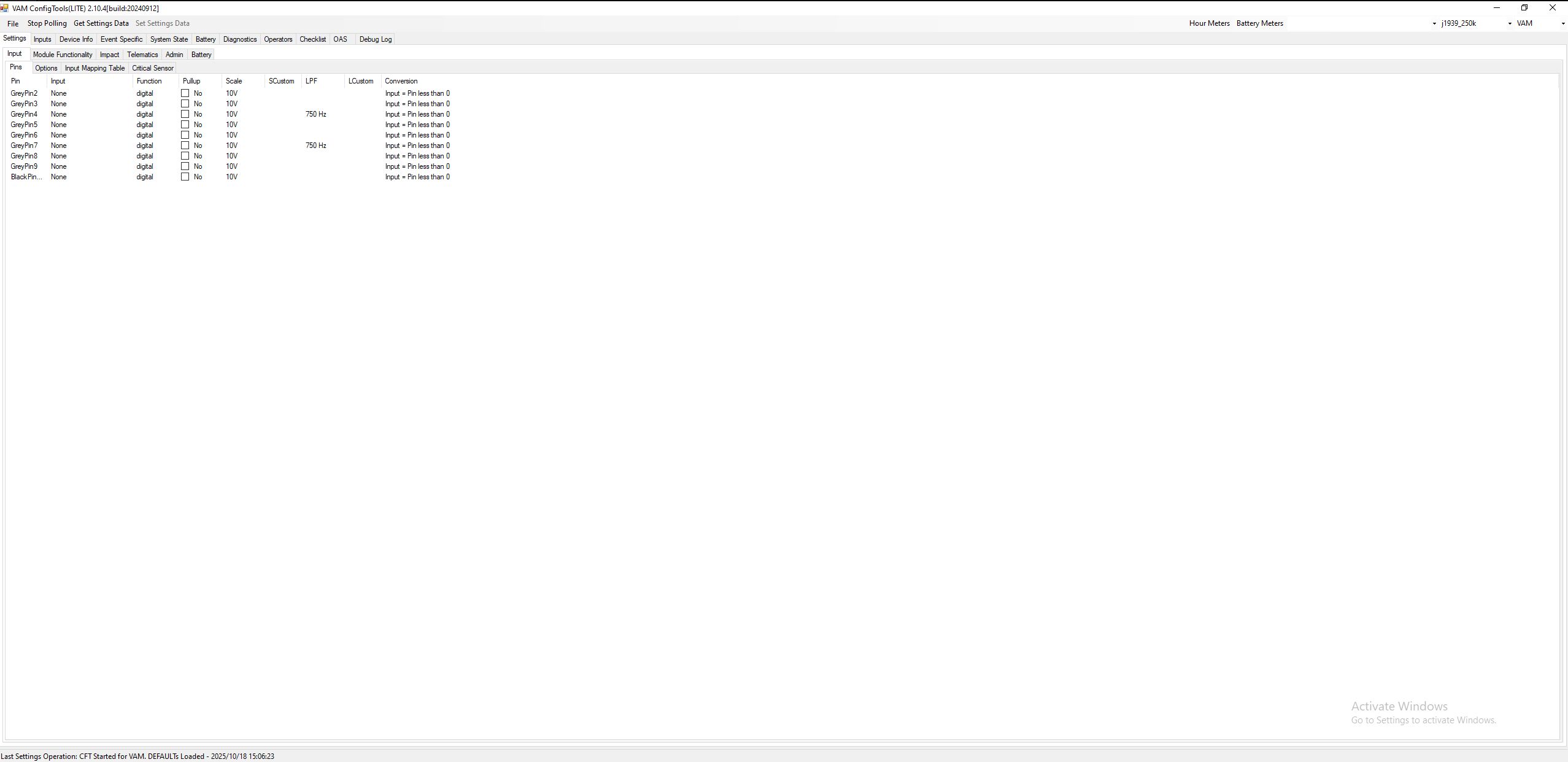 VAM ConfigTools Lite 2.10.4 09.2024 Program 1