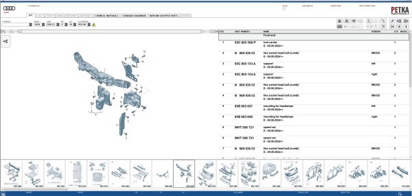 VMware Audi EPC 8.3 11.2025 1628 Spare Parts Catalog 3